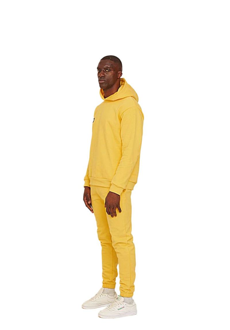 Men Yellow Hoodie